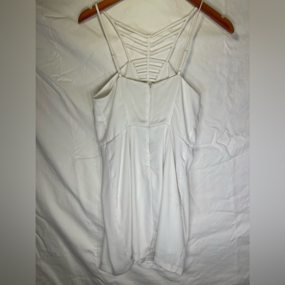 NAKED ZEBRA white cutout mini dress - Picture 12 of 16